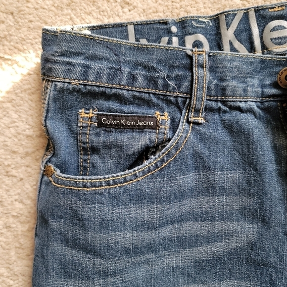 Calvin Klein Straight Leg Denim Jeans Size 16 - Picture 3 of 10